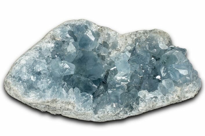 Sparkling Celestine (Celestite) Geode - Madagascar #344787